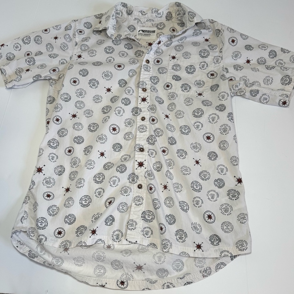 Mountain Khakis Benchmark Signature
Print Shirt size medium